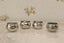 Silver Plated Floaters, Set of 4
