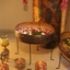 Emboss Oval Urli with Stand 24 "