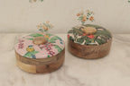 Wood Round Box with Lid
