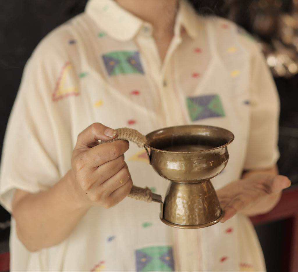 Ganga Brass Dhuna Burner Gift Set