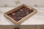 Set of 3 Wooden Rectangular Serving Trays
