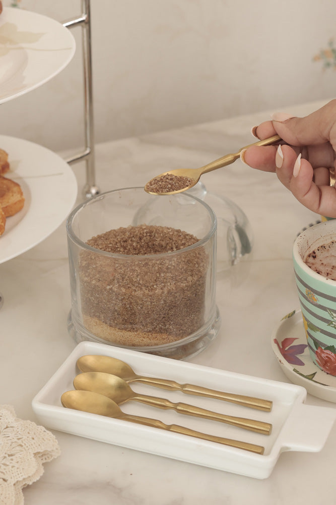 Brass Tea and Coffee Spoon Set | Set of 4