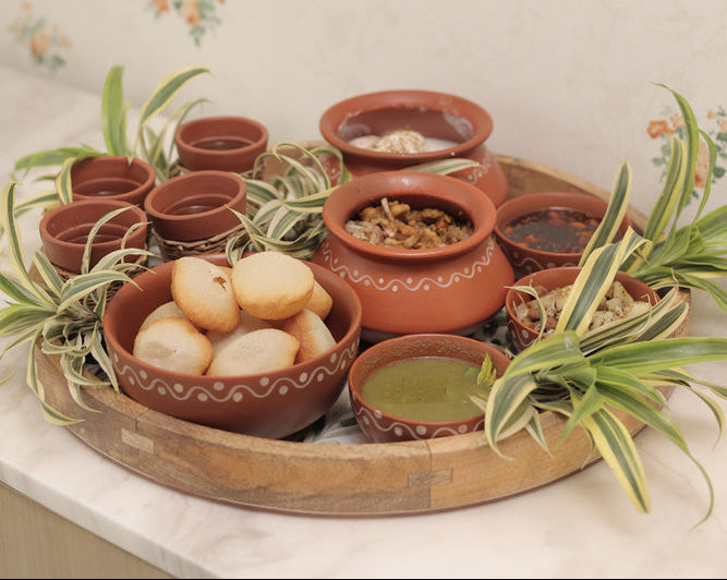 Lemon Wood Round Tray 18 inch Main image