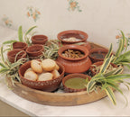 Olive Wood Round Tray 18 inch