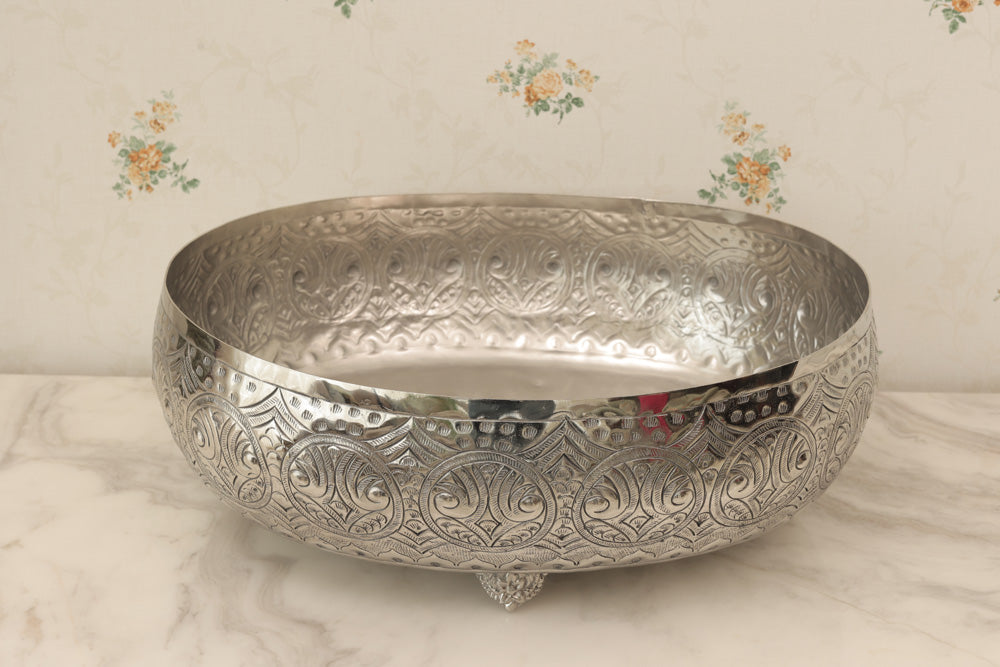 Silver Plated Oval Urli