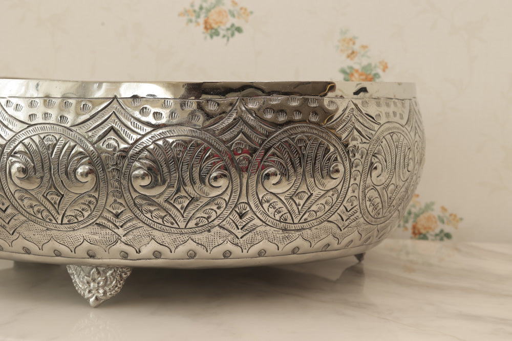 Silver Plated Oval Urli