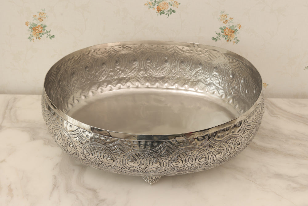 Silver Plated Oval Urli