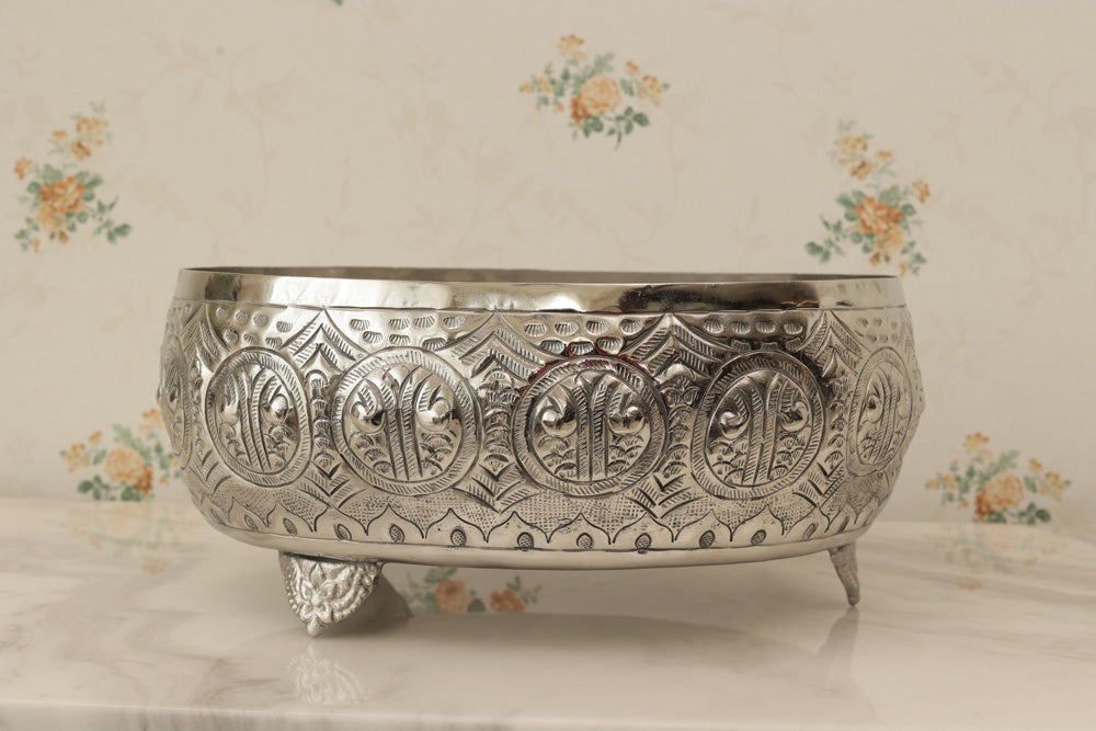Silver Plated Oval Urli