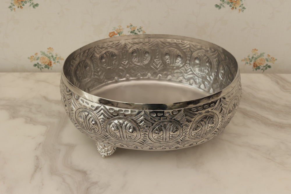 Silver Plated Oval Urli
