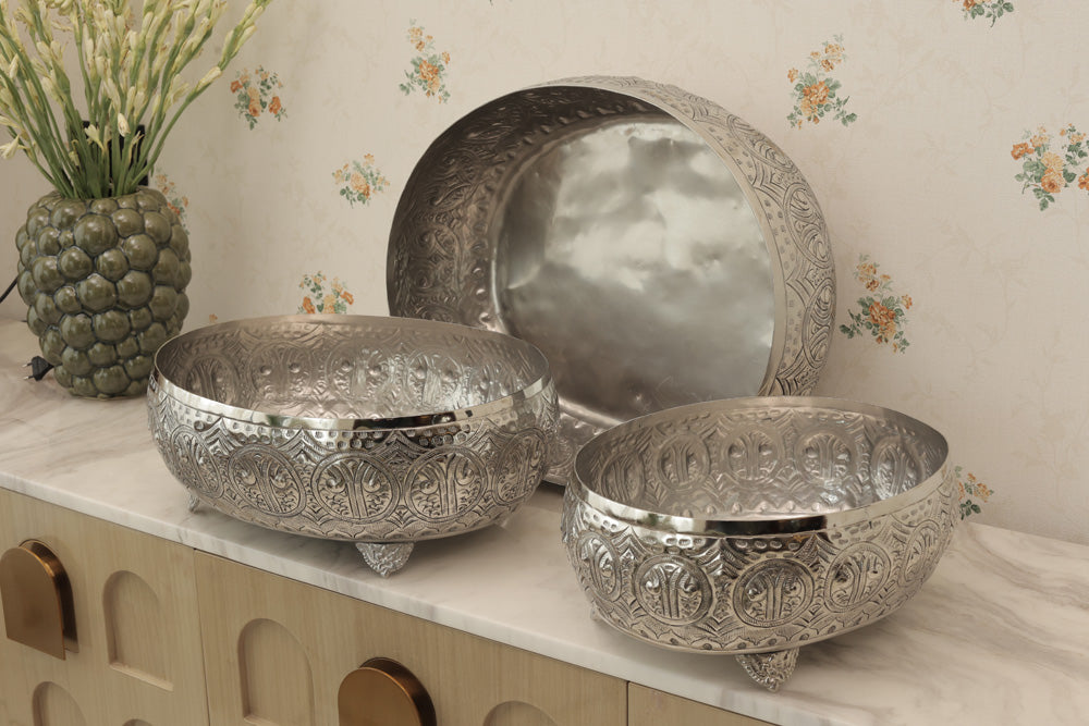 Silver Plated Oval Urli