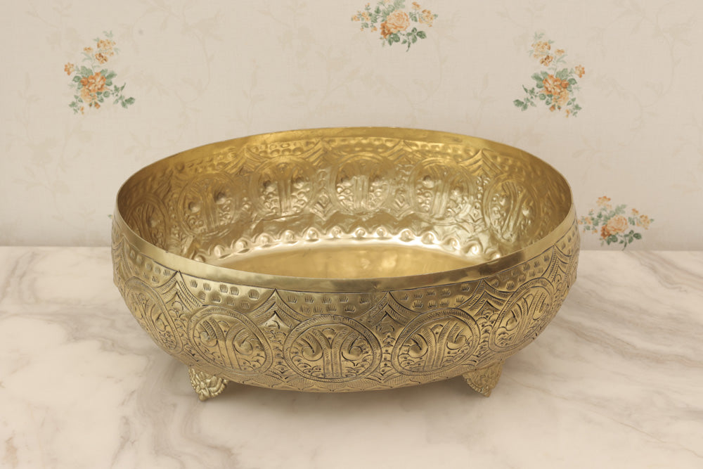 Gold Plated Oval Urli