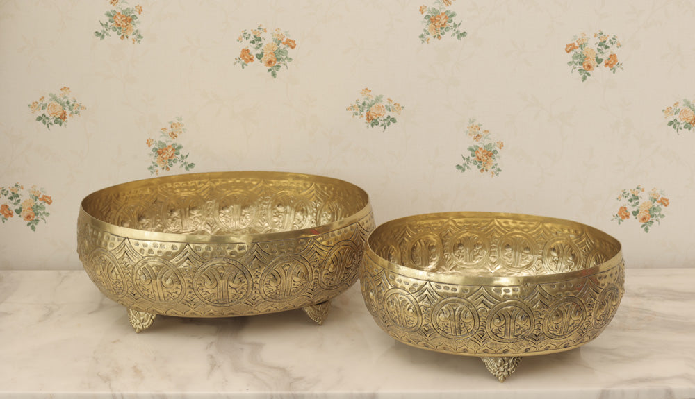 Gold Plated Oval Urli Main image