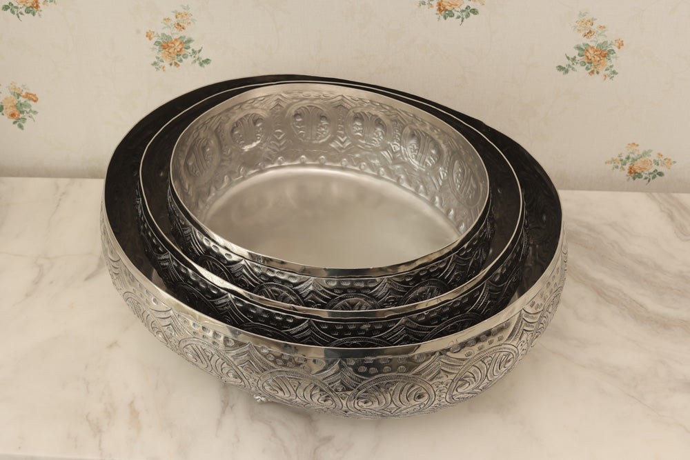 Silver Plated Oval Urli