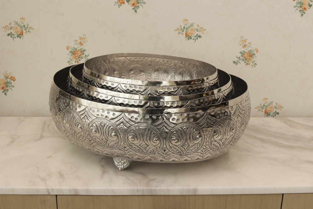 Silver Plated Oval Urli