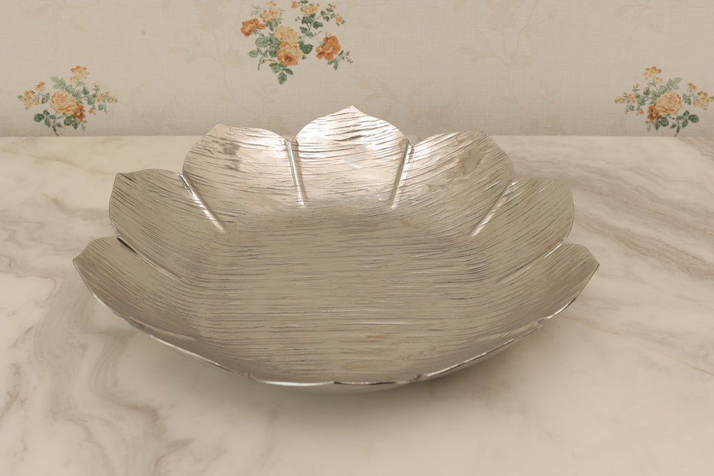 Lotus Silver-Plated Platter
