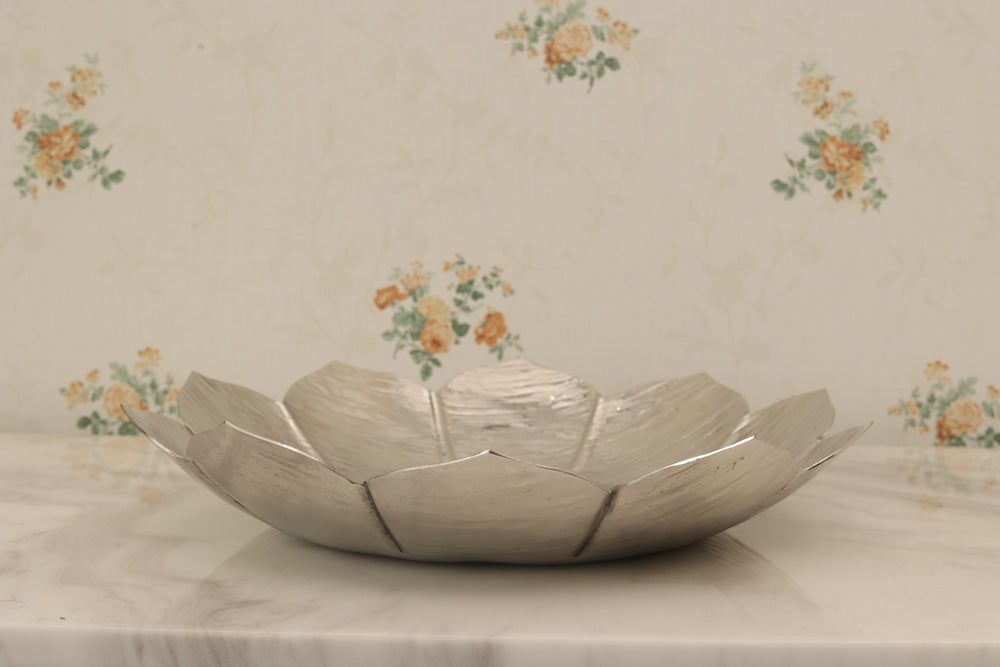 Lotus Silver-Plated Platter