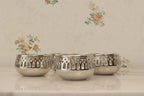 Silver Plated Votives, Set of 4
