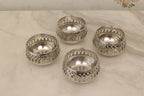 Silver Plated Votives, Set of 4