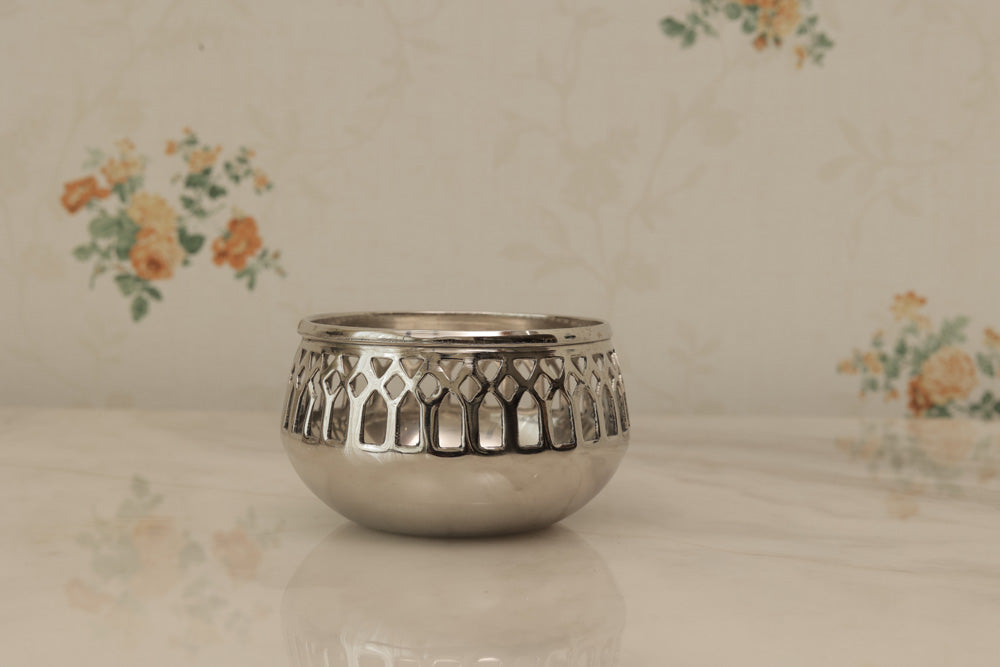 Silver Plated Votives, Set of 4 Secondary image
