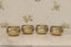 Gold Plated Votives, Set of 4