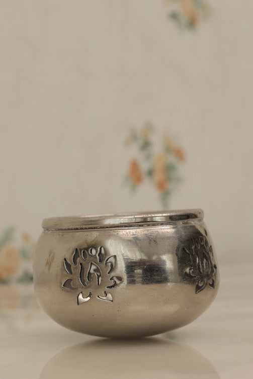 Silver Plated Floaters, Set of 4