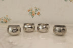 Silver Plated Floaters, Set of 4