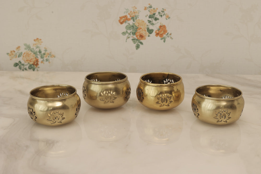 Gold Plated Floaters, Set of 4 Main image