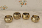 Gold Plated Floaters, Set of 4