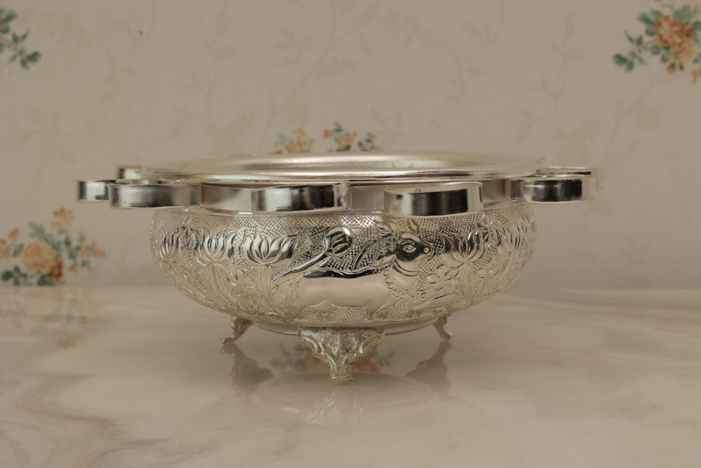 Pichwai Silver-Plated Urli