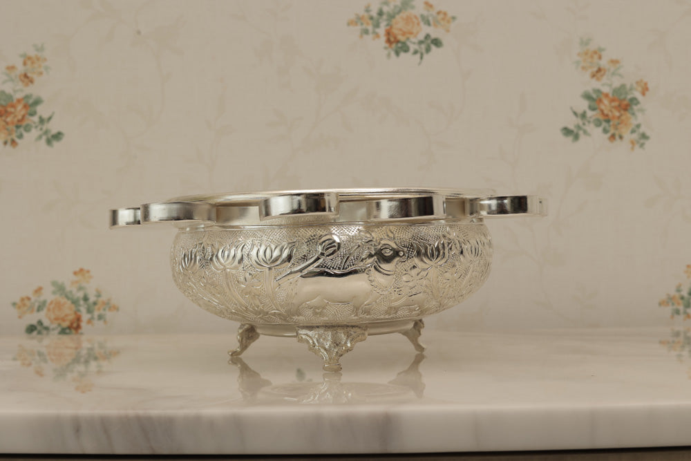 Pichwai Silver-Plated Urli