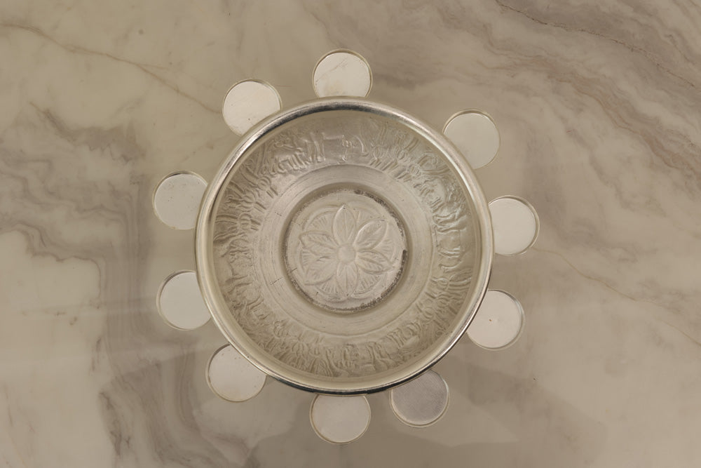 Pichwai Silver-Plated Urli Secondary image
