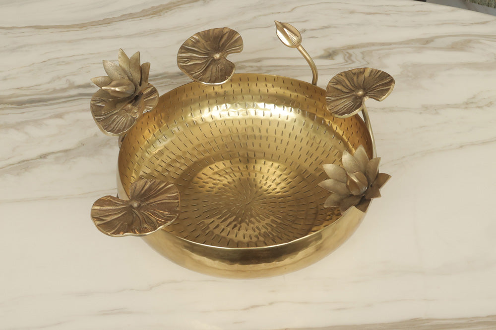 Brass Lotus Urli