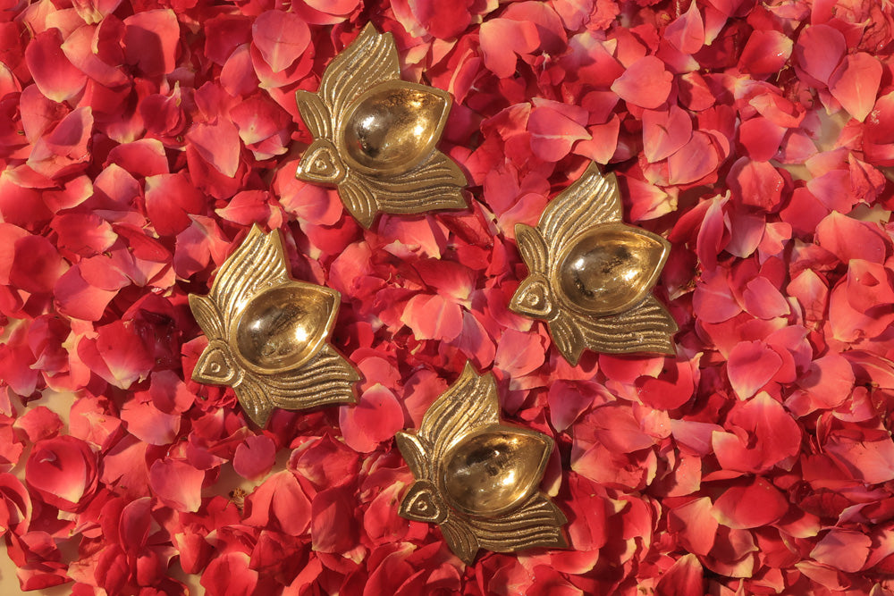 Brass Diya Gift Box (set of 4)