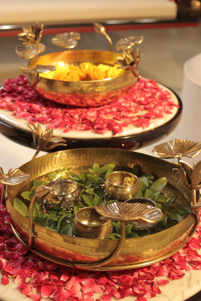 Brass Lotus Urli