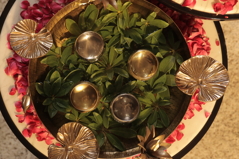 Brass Lotus Urli