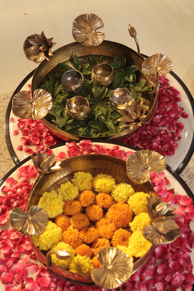 Brass Lotus Urli