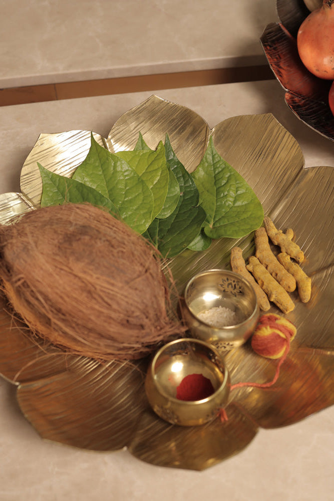 Lotus Silver-Plated Platter
