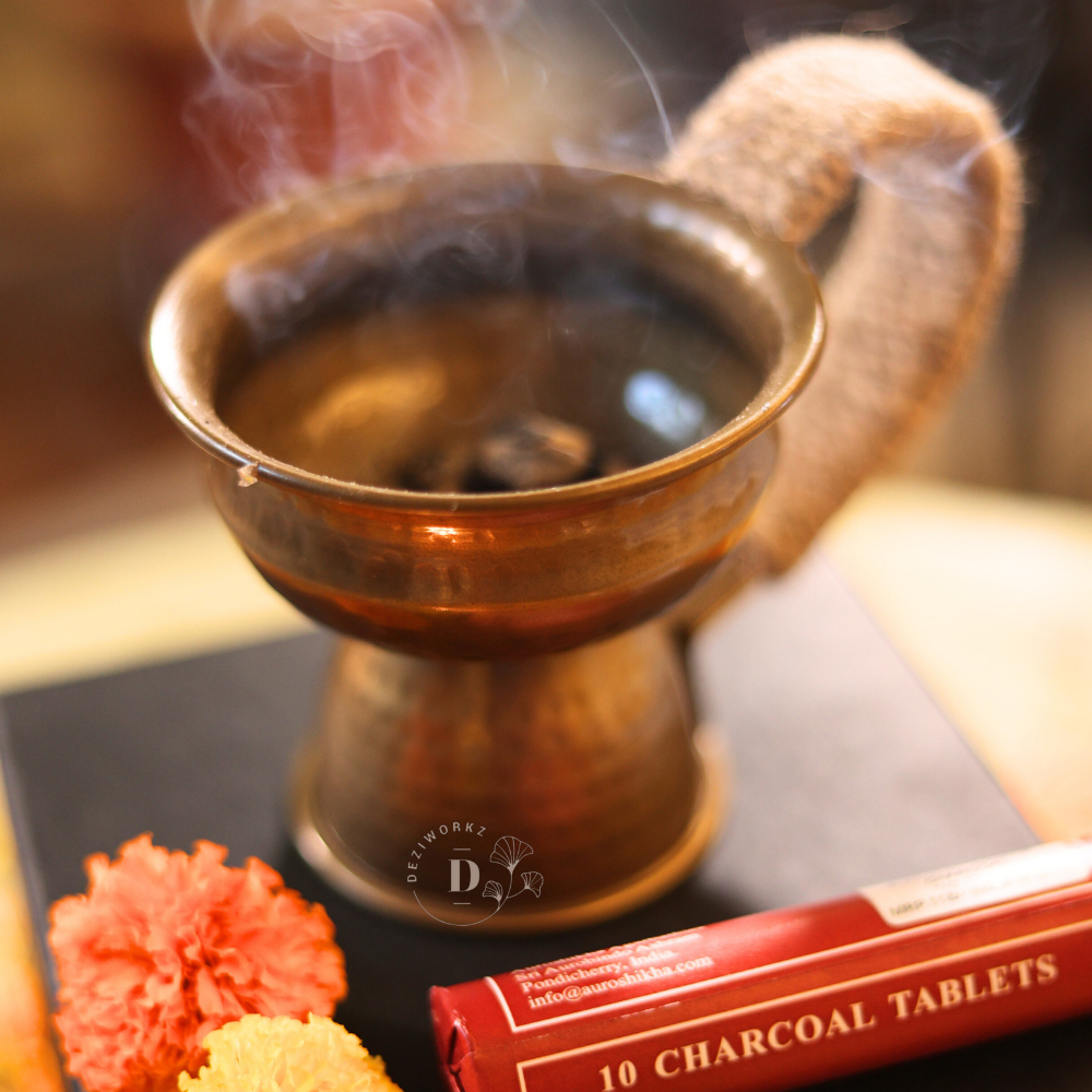 Ganga Dhuna Loban Burner Gift Set