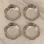 Silver Plated Mini Urlis, Set of 4