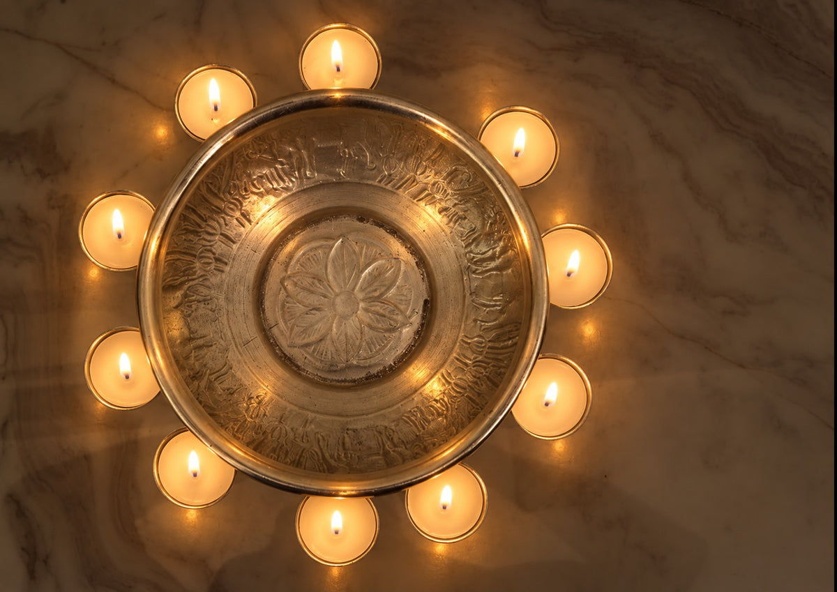 Pichwai Silver-Plated Urli