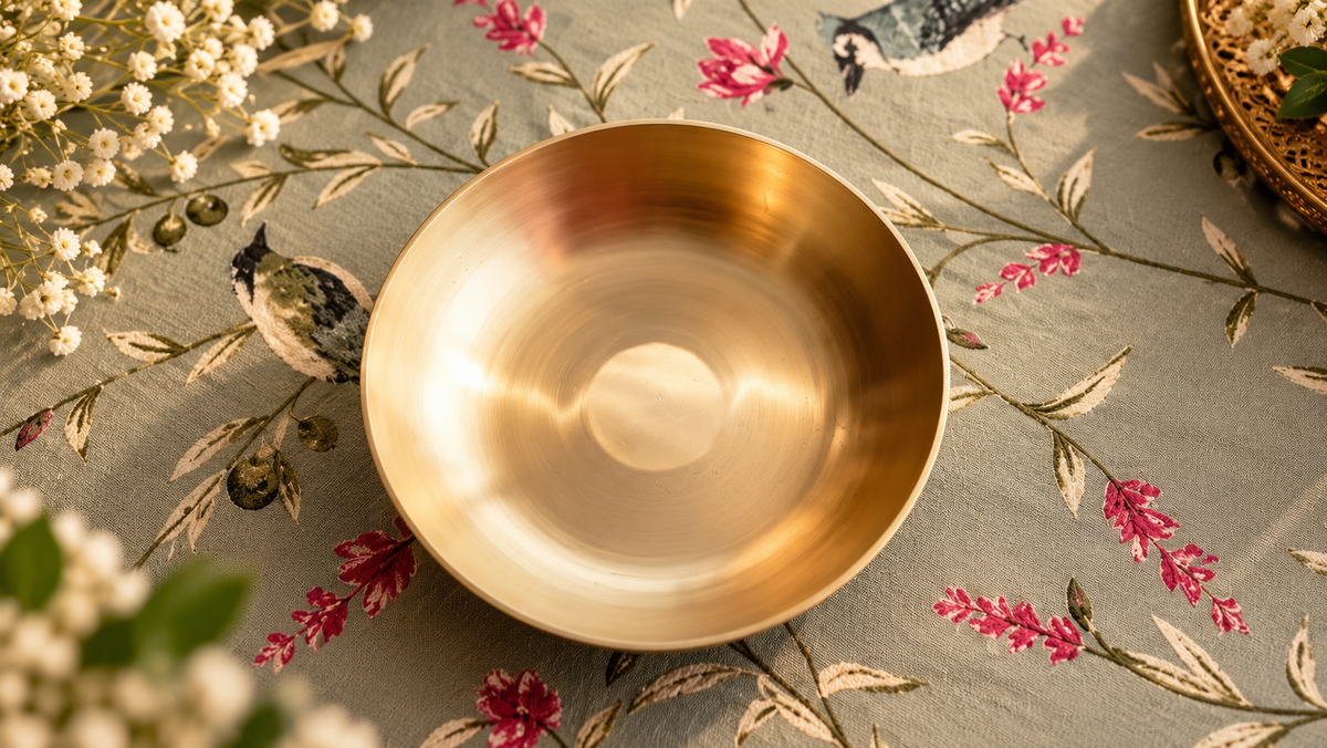 Kansa Serving Bowl, 9 inch by Deziworkz – view 2