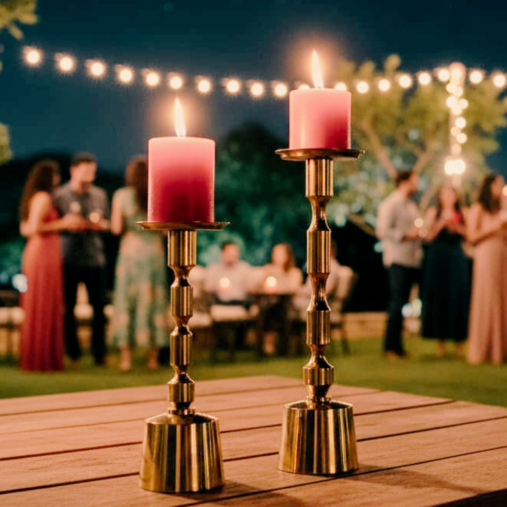 Auralis Candle Stand | Set of 2 Main image