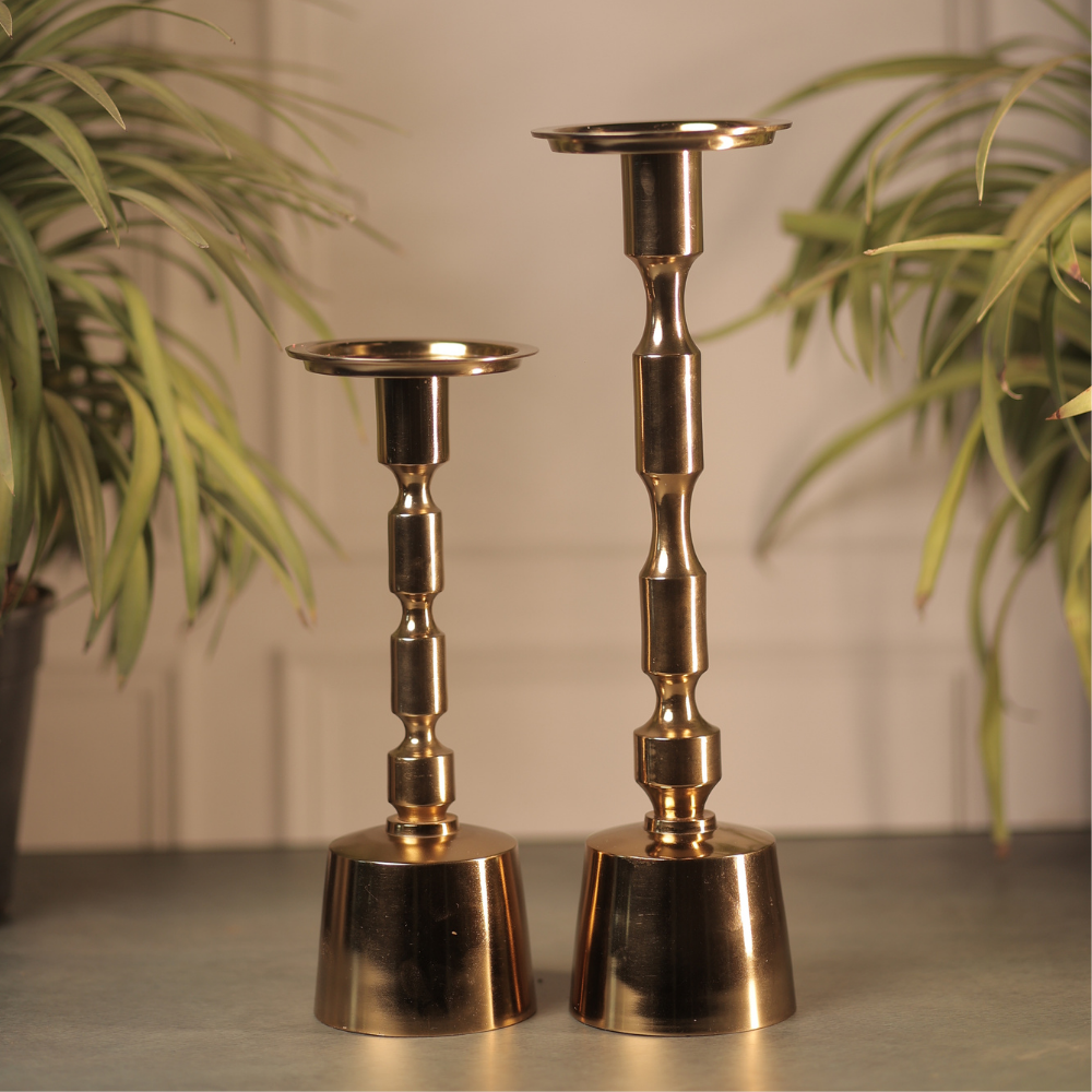 Auralis Candle Stand | Set of 2