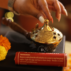 Brass Dhuna Loban Burner Gift Set