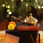 Brass Dhuna Loban Burner Gift Set