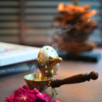 Brass Dhuna Loban Burner Gift Set