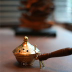Brass Dhuna Loban Burner Gift Set