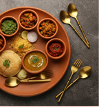 Brass Dinner Spoon and Fork Set | 6 Each