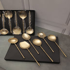 Brass Serving Spoon Set | Set of 6 |