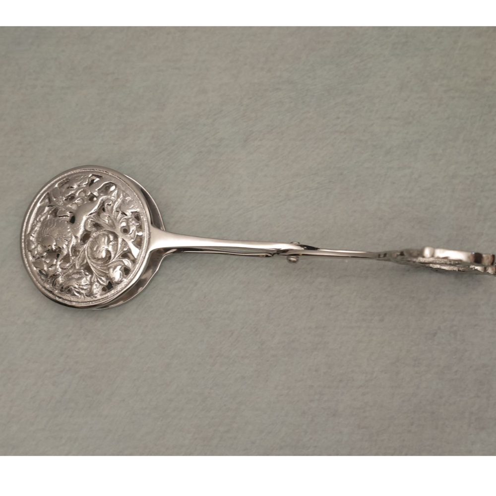 Brass Silver-Plated Tongs